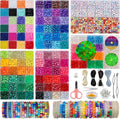 Acrylic Pony Beads Jewelry Making Kit – 96 Colors, UV Color Changing & Glow by NikkiGuojewelry