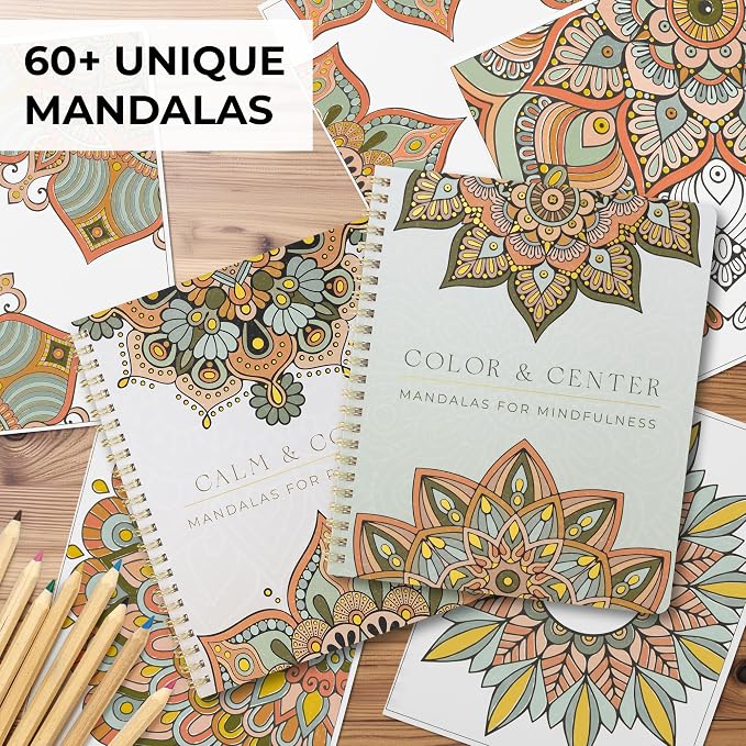Beautiful Adult Coloring Book Set of 2 - Image 2
