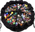 SIQUK Large Dice Bag with Pockets Drawstring Dice Bag DND Big Capacity Storage by SIQUK