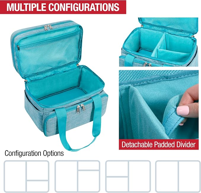 SINGER Sewing Accessories Organizer – Double Layer Portable Sewing Storage Bag - Image 3