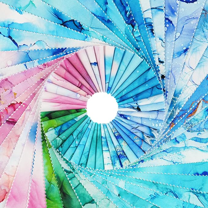 Craftido-20 Options-100% Cotton Jelly Roll Fabric Precut Strips - Image 2