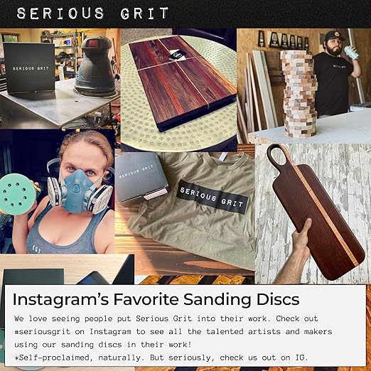 Sanding Discs 5 Inch 8 Hole 320 Grit - Heavy-Duty Hook & Loop Wet Dry Film Sandpaper Discs - Extra Fine Sand Paper for Random Orbital Sanders - Wood, Automotive, Metal, etc - 50 Pack Box