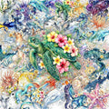50Pcs Transparent Aesthetic Marine Life Flowers Stickers by Unknown