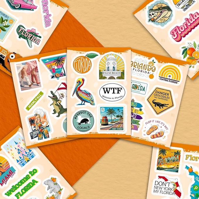 100Pcs Florida Stickers and Decals - Image 6
