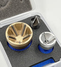ASA Tools Deburring External Chamfer Tool, Deburring Drill Bit, Remove Burr Tools (Deburring Chamfer & Countersink Bit Kit 3 Pack)
