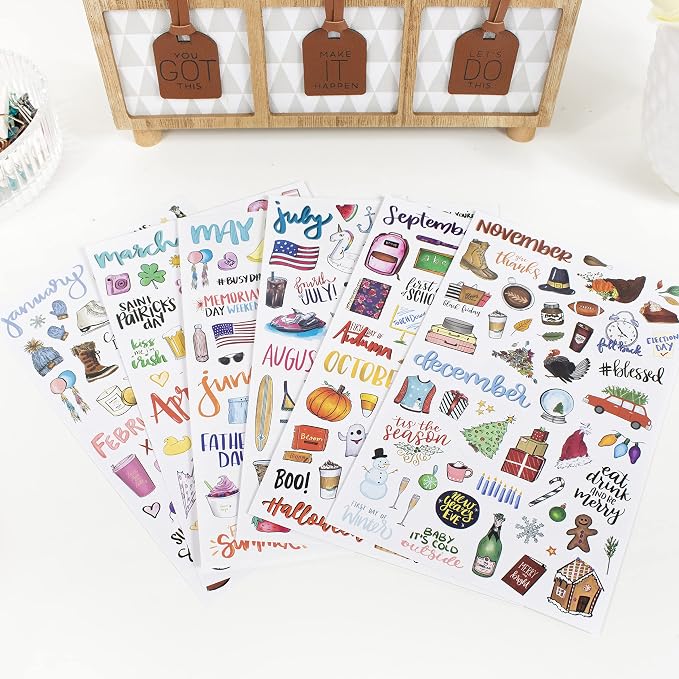 bloom daily planners Holiday Seasonal Planner Sticker Sheets - Image 3