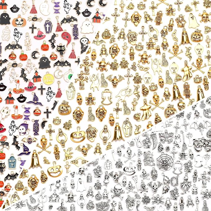 SANNIX 350Pcs Halloween Charms, by SANNIX