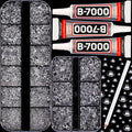 7500Pcs Transparent Clear Rhinestones Flatback by Worthofbest