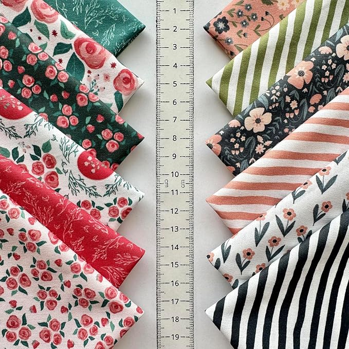 Spring Garden Floral Cotton Fabric Bundle – 60 Pre-Cut Squares, 100% Cotton 140 - Image 5