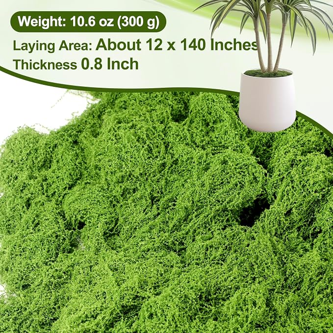 Fake Moss 10.6 oz, Artificial Moss - Image 3