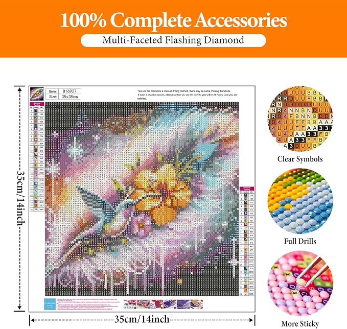 Offito Hummingbird Diamond Art Kits - Image 4