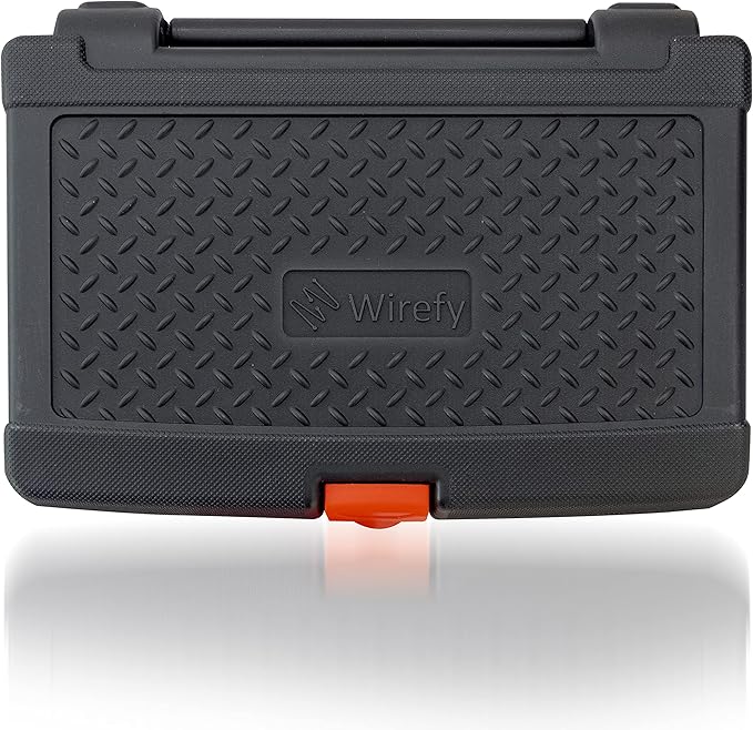 Wirefy Storage Container for 8.7" Crimping Tool and Quick Change Crimping Dies - 15 Slots for Individual Crimping Dies