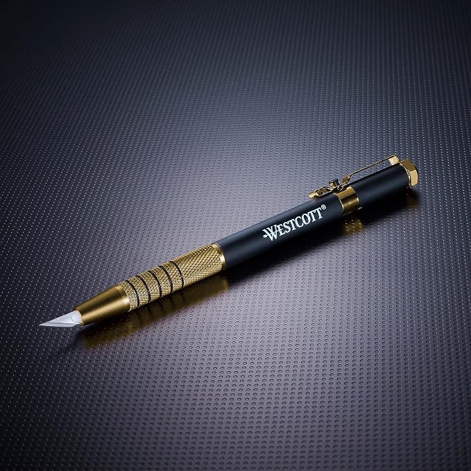 Westcott 17314 Pen-Style Retractable CarboTitanium Bonded Hobby Knife - Image 7