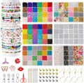 Goldwise Friendship Bracelet Kit, Clay Beads, 7 Styles Letter Beads, Variety of by Goldwise