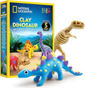 National Geographic Clay Dinosaur Arts & Crafts Kit by BlueMarbleToys