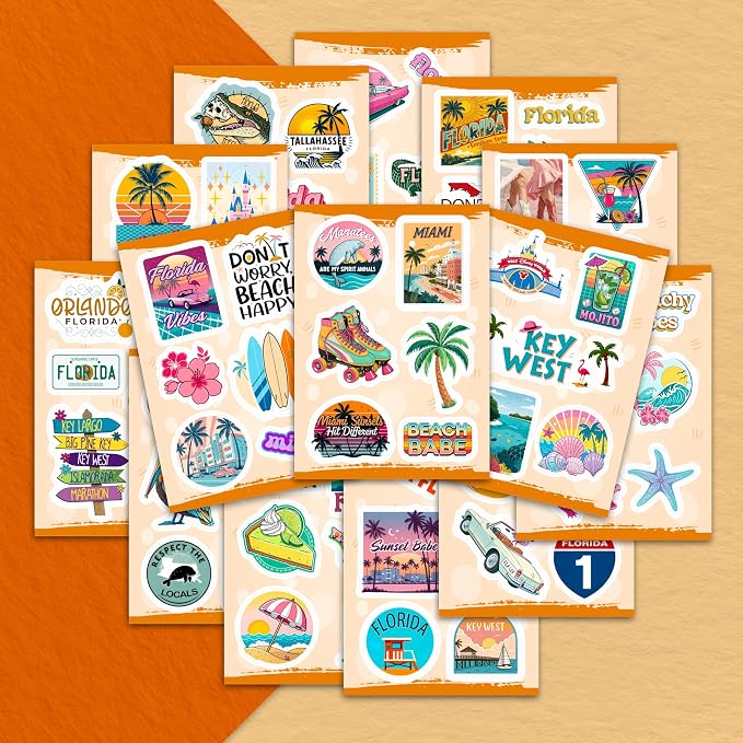 100Pcs Florida Stickers and Decals - Image 5