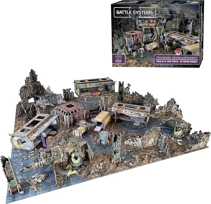 Battle Systems - Modular Tabletop 3D Gaming Sci-Fi Terrain - Perfect - Image 3