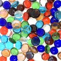 CYS EXCEL Assorted Mix Colors Glass Gemstone Beads Vase Fillers Flat Marble by CYSEXCEL%C2%AE