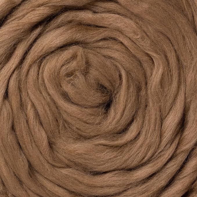 Kondoos Natural Wool roving, 2 OZ. Best Wool - Image 5
