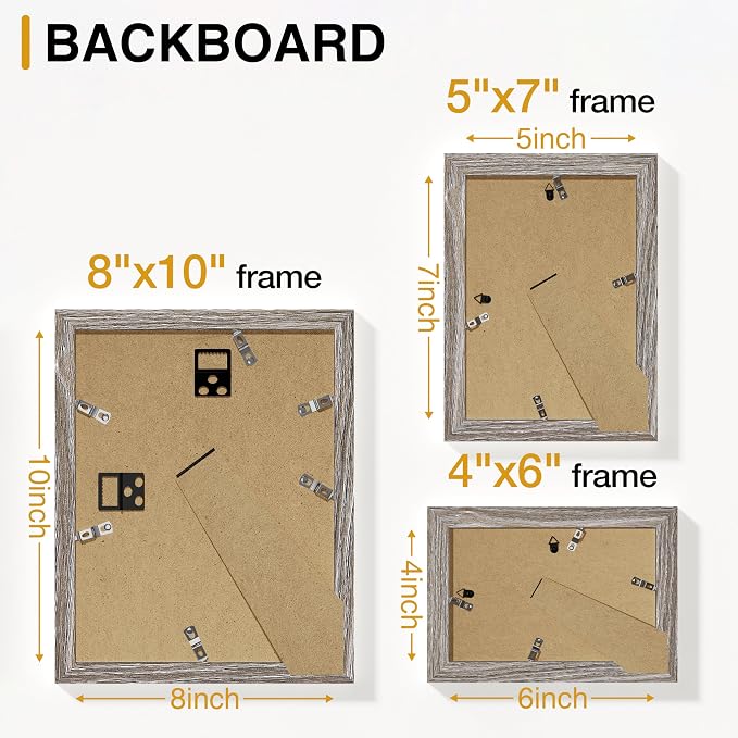 Vittanly 15 Pack Picture Frames Collage Wall Decor - Image 8
