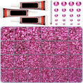 32000Pcs Dark Pink Rhinestones for Bedazzling, Mixed Sizes 2, 6mm Flatback Gems by Worthofbest