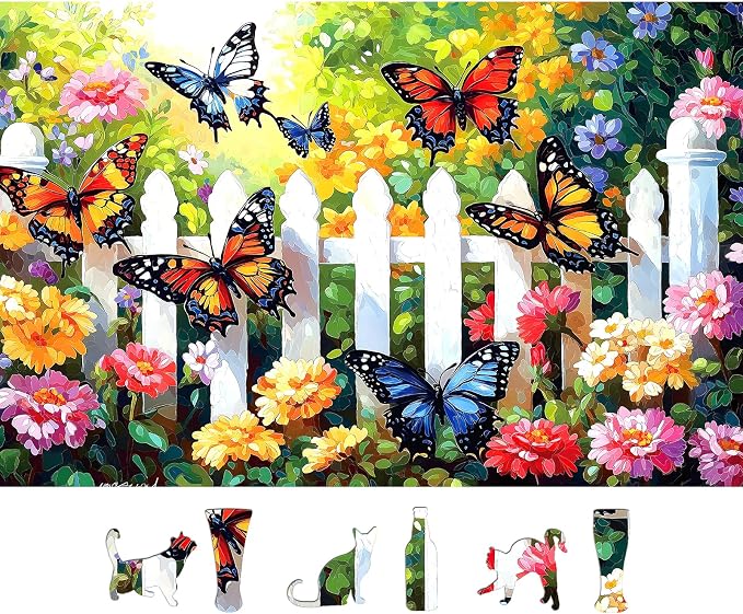 MINIWAN Butterfly Haven 500 Piece Puzzle by MINIWAN