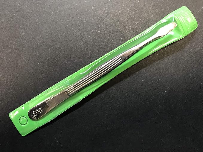 903 Stamp Tongs, 4 5/8" Spade Tip - Image 2