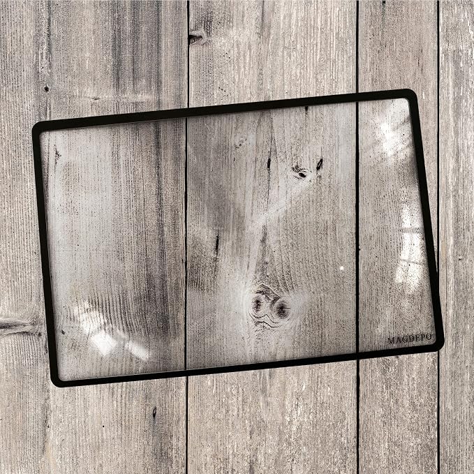MAGDEPO Page Magnifying Sheet 3X Lightweight Flat Optical Plastic Fresnel Lens - Image 7