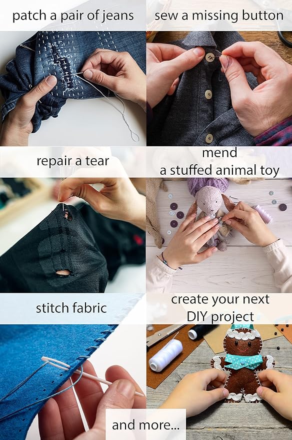 Vellostar Large Sewing Kit for Adults & Beginners – Portable Needle and Thread - Image 9