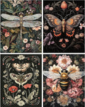 4 Pack Stamped Cross Stitch Kits by DIYHomeDecor