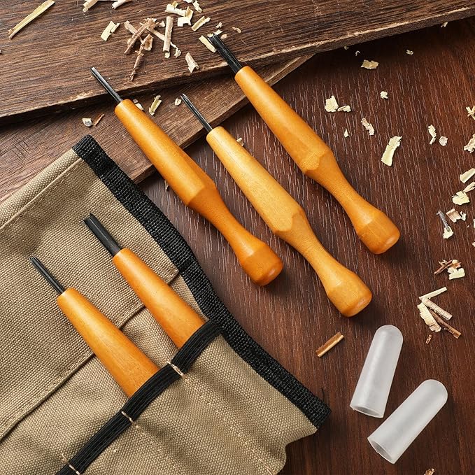WILLBOND 5 Pcs Linocut Carving Tools Set - Image 6