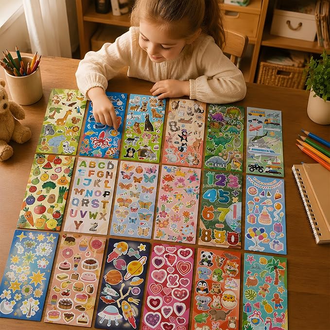 36 Sheets Stickers for Kids - Image 6