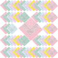 100 Pack Bandanas Unisex Paisley Bandanas Bulk Multi Purpose Cowboy Head Wrap by Handepo