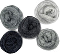 Corriedale Carded Sliver Wool Roving Variety Bundle | Best Core Wool by RevolutionFibers