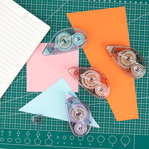 XUXU 12 Pack Glue Tape Scrapbooking Tape Adhesive Dots Tape Double Sided Tape - Image 5