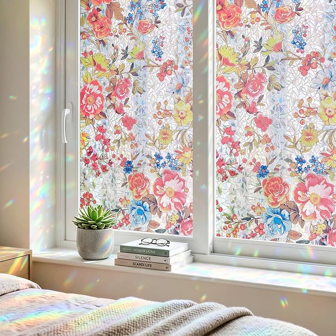 ADD.HERES Window Privacy Film, Stained Glass Decorative Static Cling, Removable - Image 8