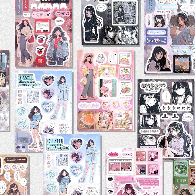 Tmtains 800Pcs Japanese Sticker Book - Image 7