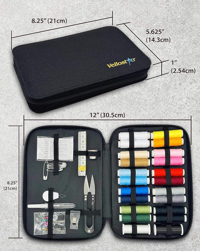 Beginner Hand Sewing Kit with Portable Case – Sewing Supplies - Image 5