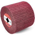 120x100mm Non-Woven Abrasive Flap Wire Drawing Polishing Burnishing Wheel for The Surface Treatment of Metal Products (320 GRIT)