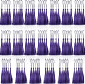 100 Pcs Purple Mini Tassels 13cm/5 Inch by CREATRILL