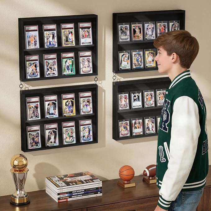 Emfogo Card Display Case, 2 Pack Trading Card Display - Image 7