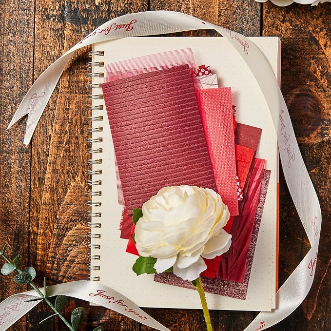 208 Sheets A7 Scrapbook Paper Kit, 12 Colors Mixed Textured Paper and Mesh - Image 6
