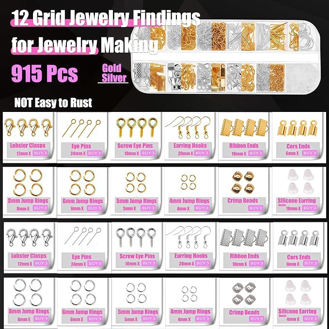 MONVICT Jewelry Making Supplies Kit - Image 4
