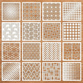 Geometric Stencils for Painting, Modern Geometric Patterns & Textures, Drawing by Felixcraft-DIYDreamscape