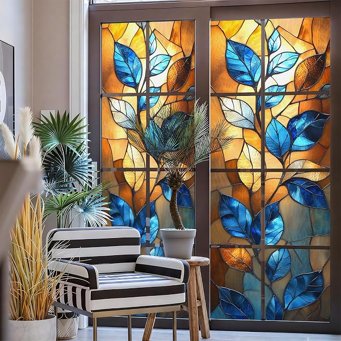 Stained Glass Window Privacy Film Static Cling - Image 3