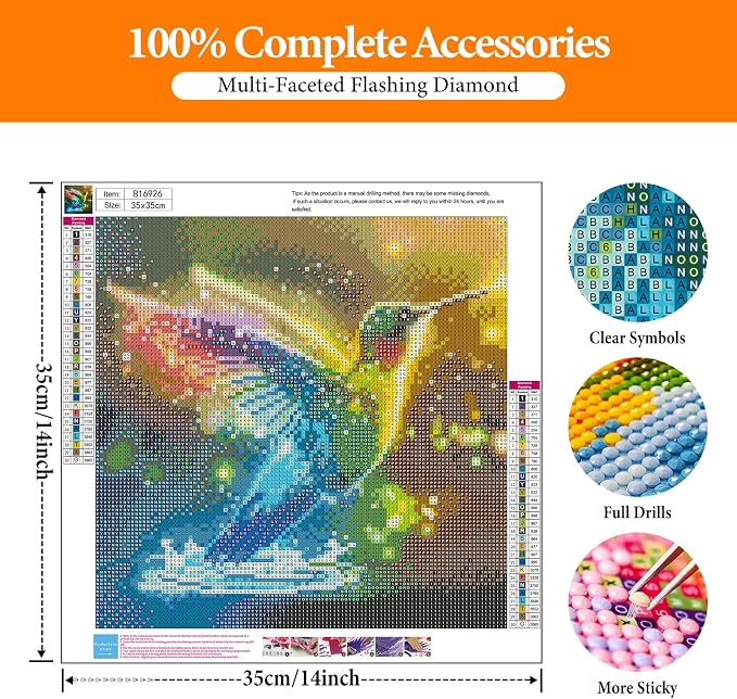 Offito Hummingbird Diamond Art Kits - Image 4