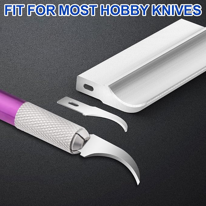DIYSELF 150 PCS Hobby Knife Replacement Blades, 24 Sharp Exacto Knife Blades - Image 4