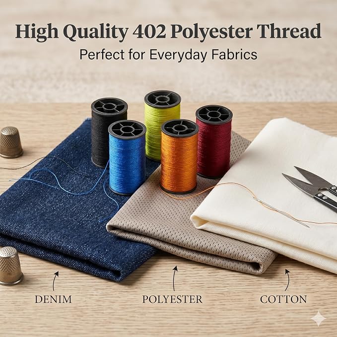 142-Piece Travel Sewing Kit for Adults & Kids, Small Needle & Thread Kit | Mini - Image 3