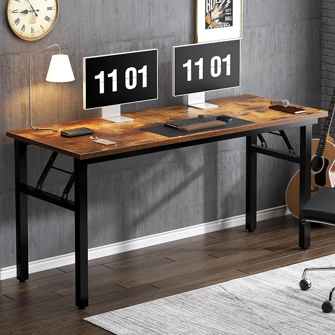 Need Folding Desk, 54 inch Large Computer Desk - Image 4