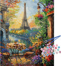 TOCARE Eiffel Tower Paint by Numbers Kit by TOCAREDirect
